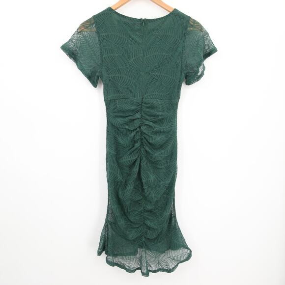 Lulu's Elegant Green Dress - Picture 9 of 10